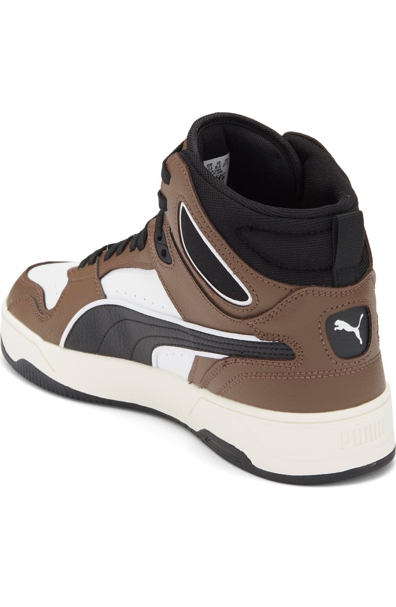 PUMA RBD Break Mid Top Sneaker, Alternate, color, Puma White/ Puma Black/ Bronze