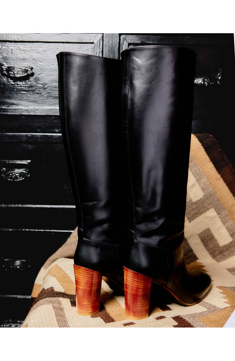 Fortela Elizabeth High Boots, Alternate, color, Black