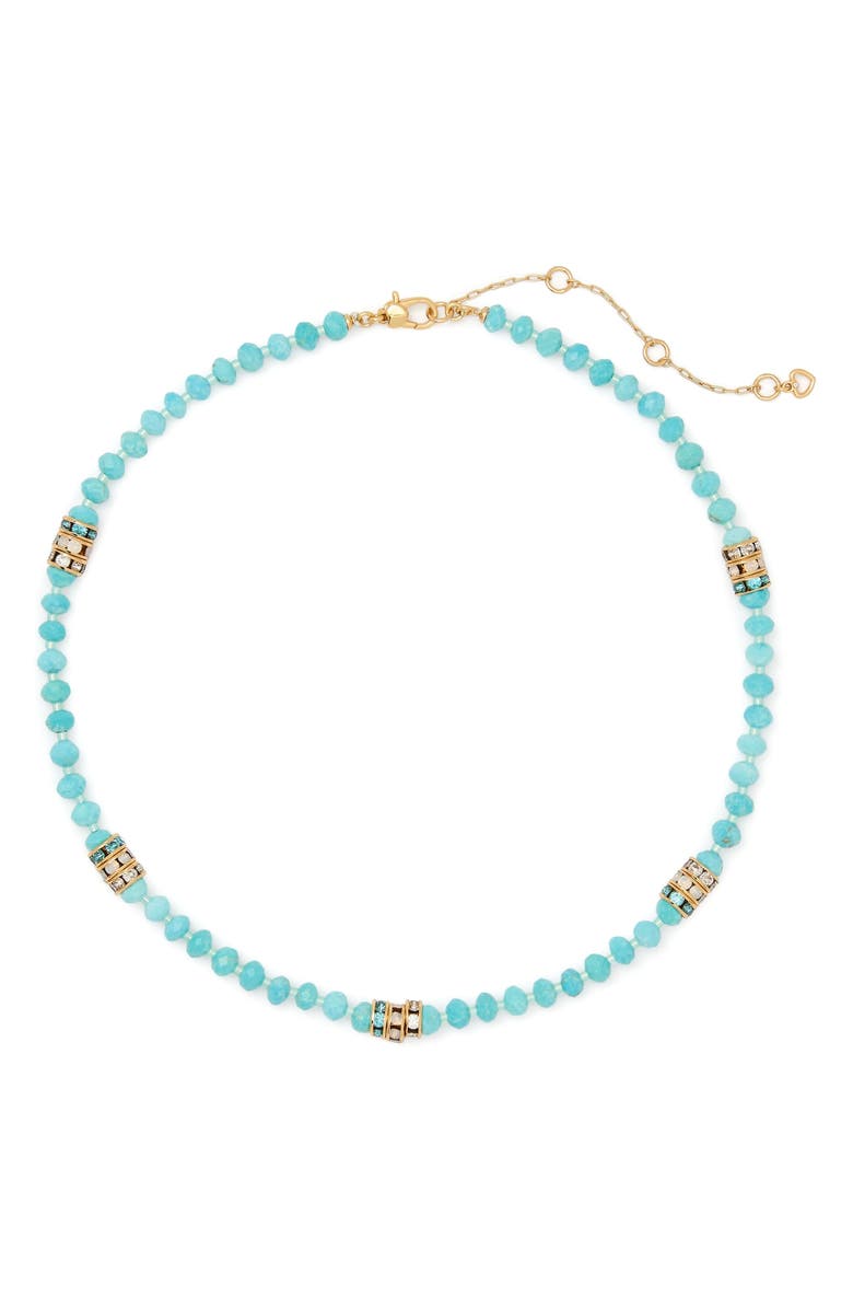 Kate Spade New York beaded necklace, Main, color, 