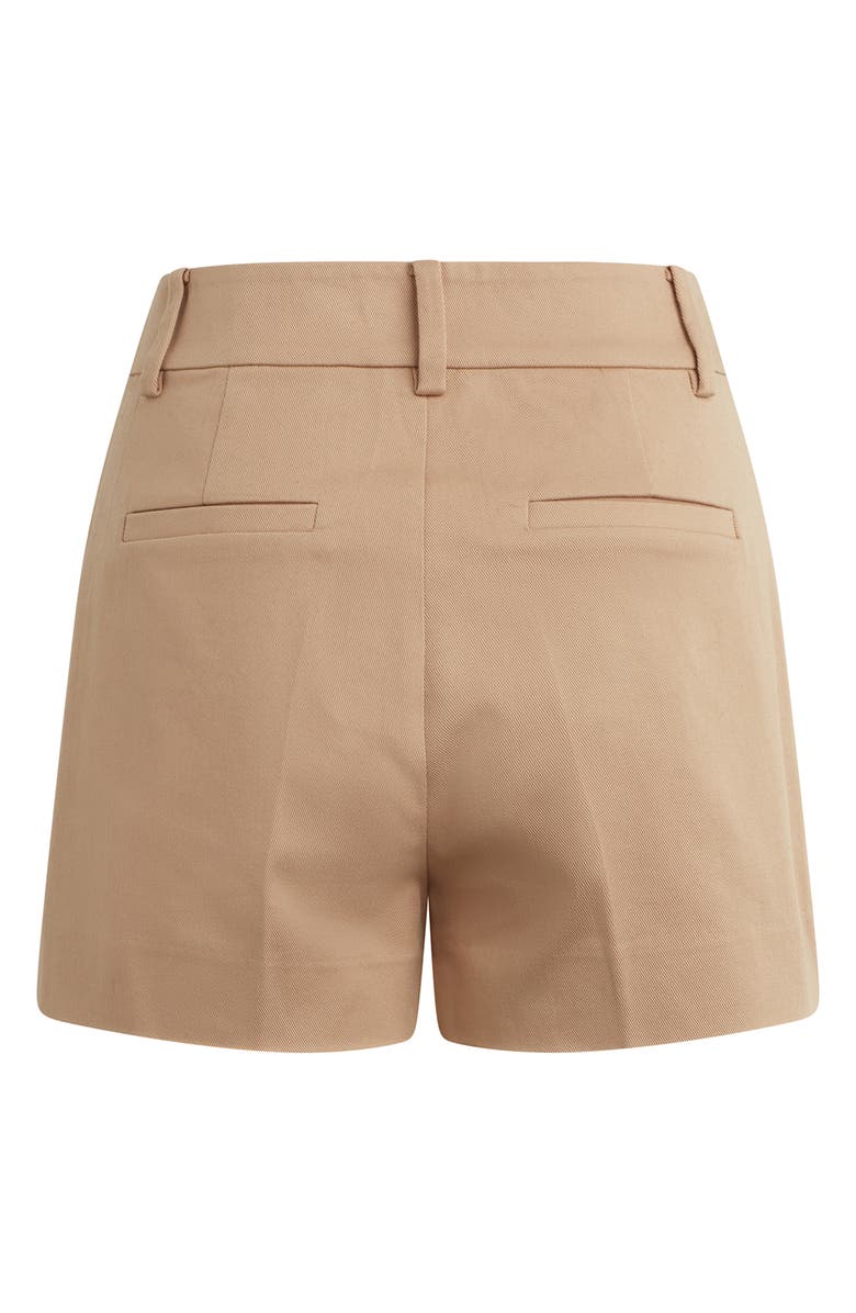 Favorite Daughter Stretch Cotton Blend Twill Shorts, Alternate, color, Beige