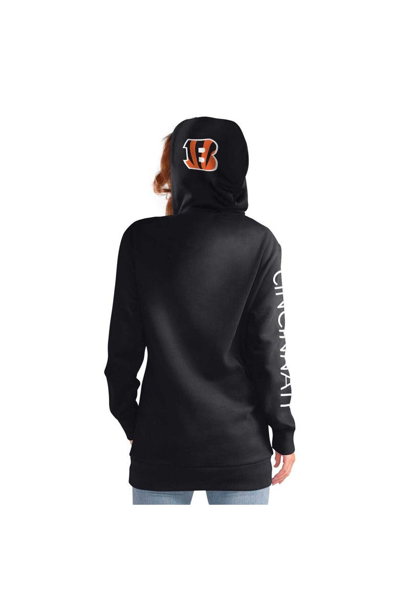 G-III 4HER BY CARL BANKS Women's G-III 4Her by Carl Banks Black Cincinnati Bengals Extra Inning Pullover Hoodie, Alternate, color, Black
