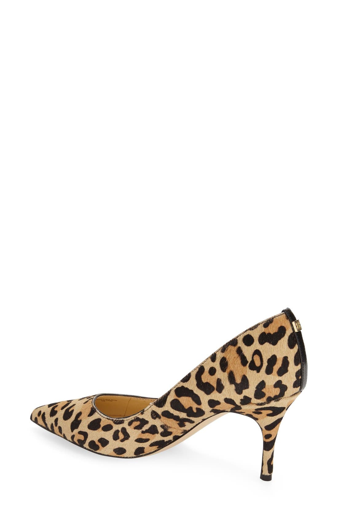 'Boni' Calf Hair Pointy Toe Pump, Alternate, color, LEOPARD CALF HAIR