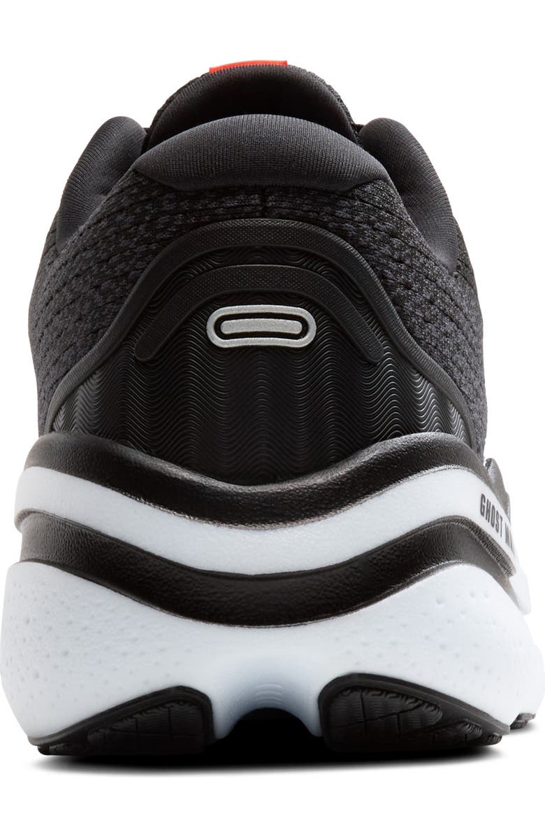 Brooks Ghost Max 2 Running Shoe, Alternate, color, Black/White/Fiery Red