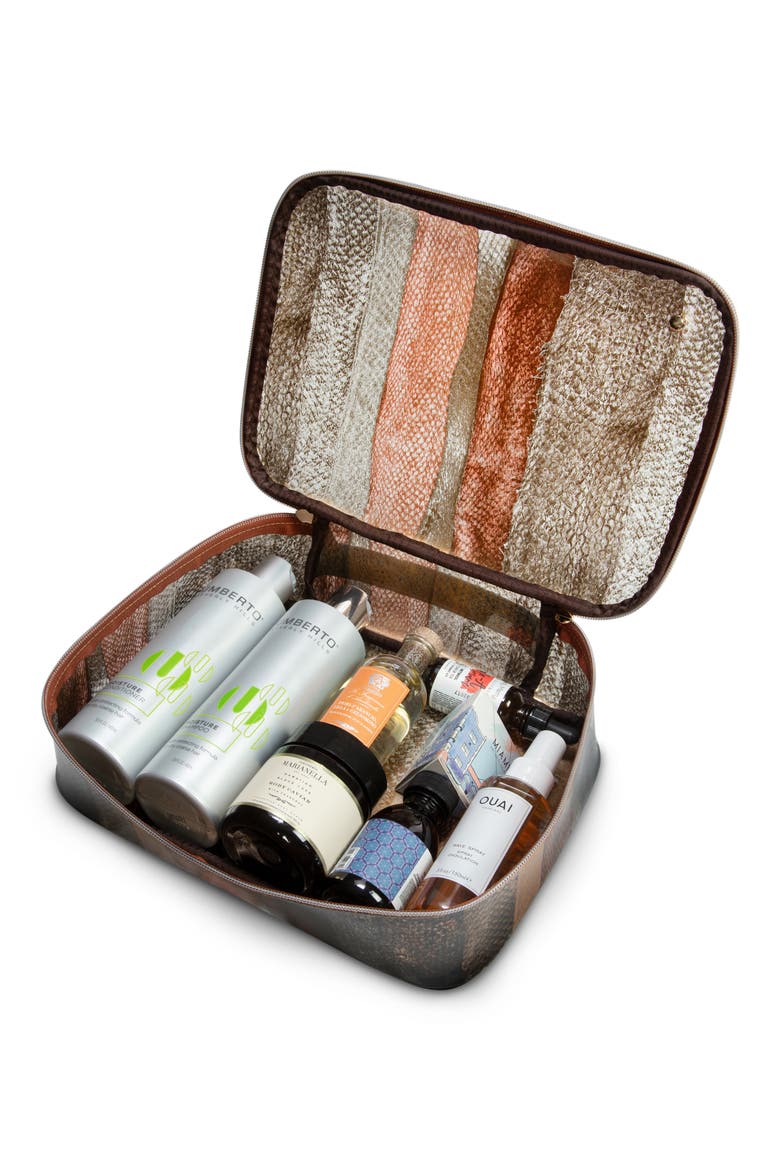 Jumbo Makeup Case, Alternate, color, COBRA