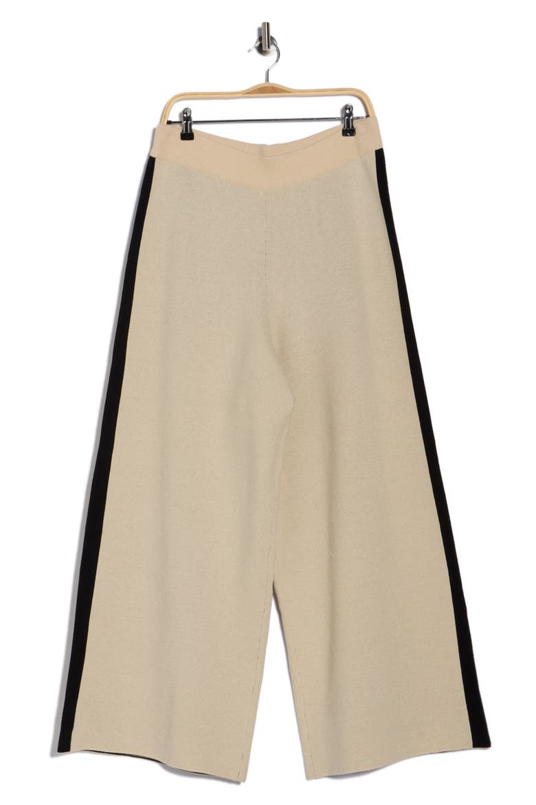 Side Stripe Pull-On Pants, Alternate, color, CREAM PUFF