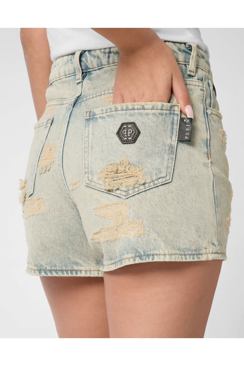 High Waist Vintage Denim Shorts Women, Alternate, color, UTAH