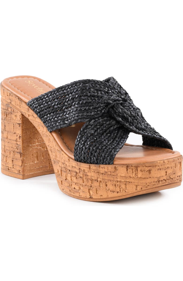 Seychelles Adorned Platform Sandal, Main, color, Black