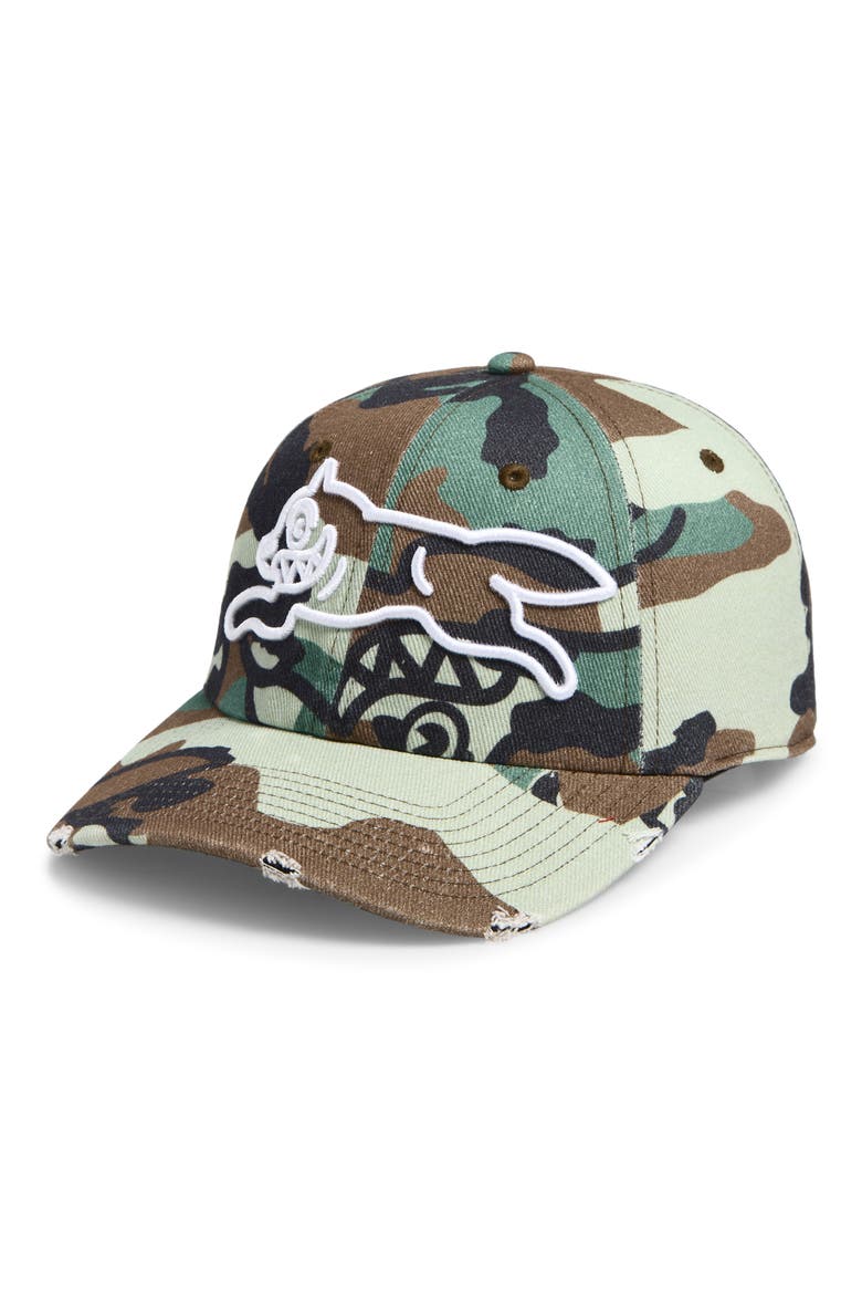 Ender Camo Cotton Twill Adjustable Baseball Cap, Main, color, CAMO