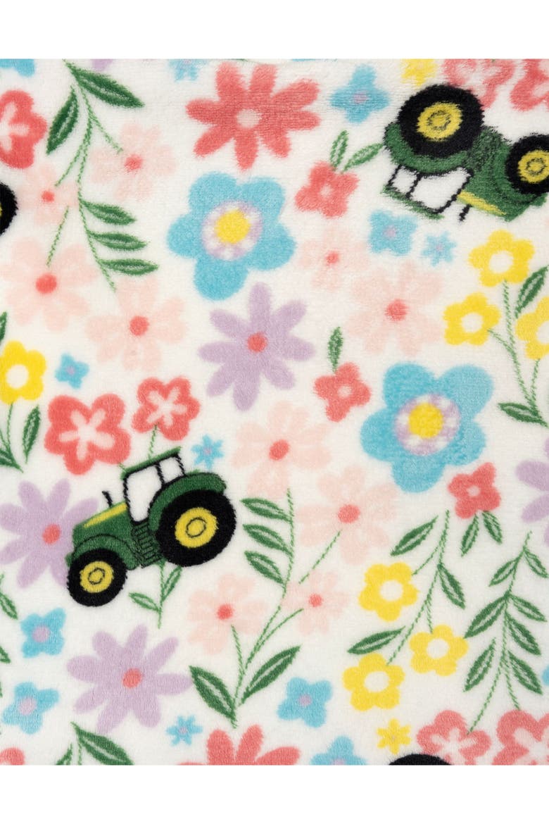 Fleece Quarter-Zip Sweatshirt, Alternate, color, Floral Tractor Print