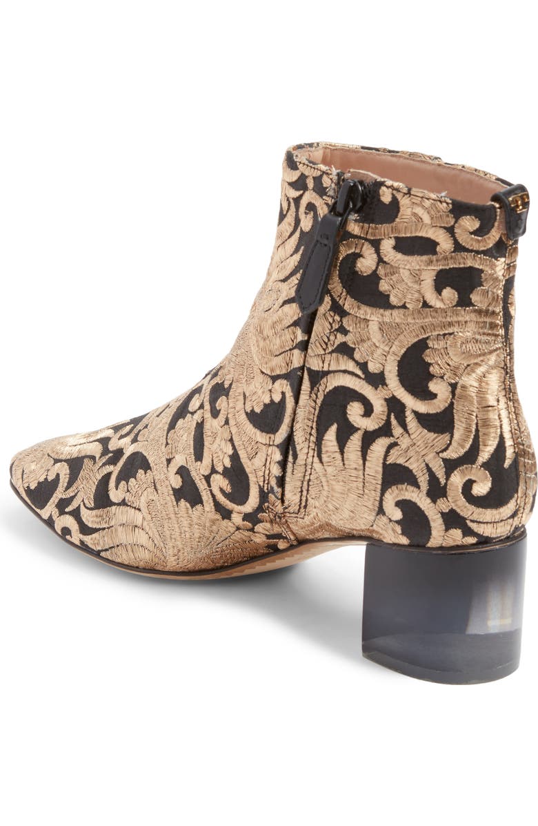 Tory Burch Carlotta Embroidered Bootie, Alternate, color,