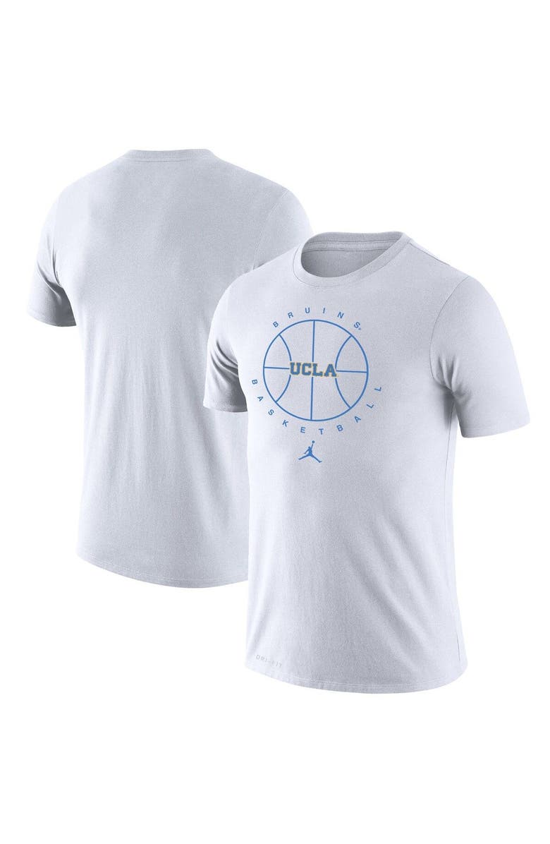 Jordan Brand Men's Jordan Brand White UCLA Bruins Basketball Icon Legend Performance T-Shirt, Alternate, color,
