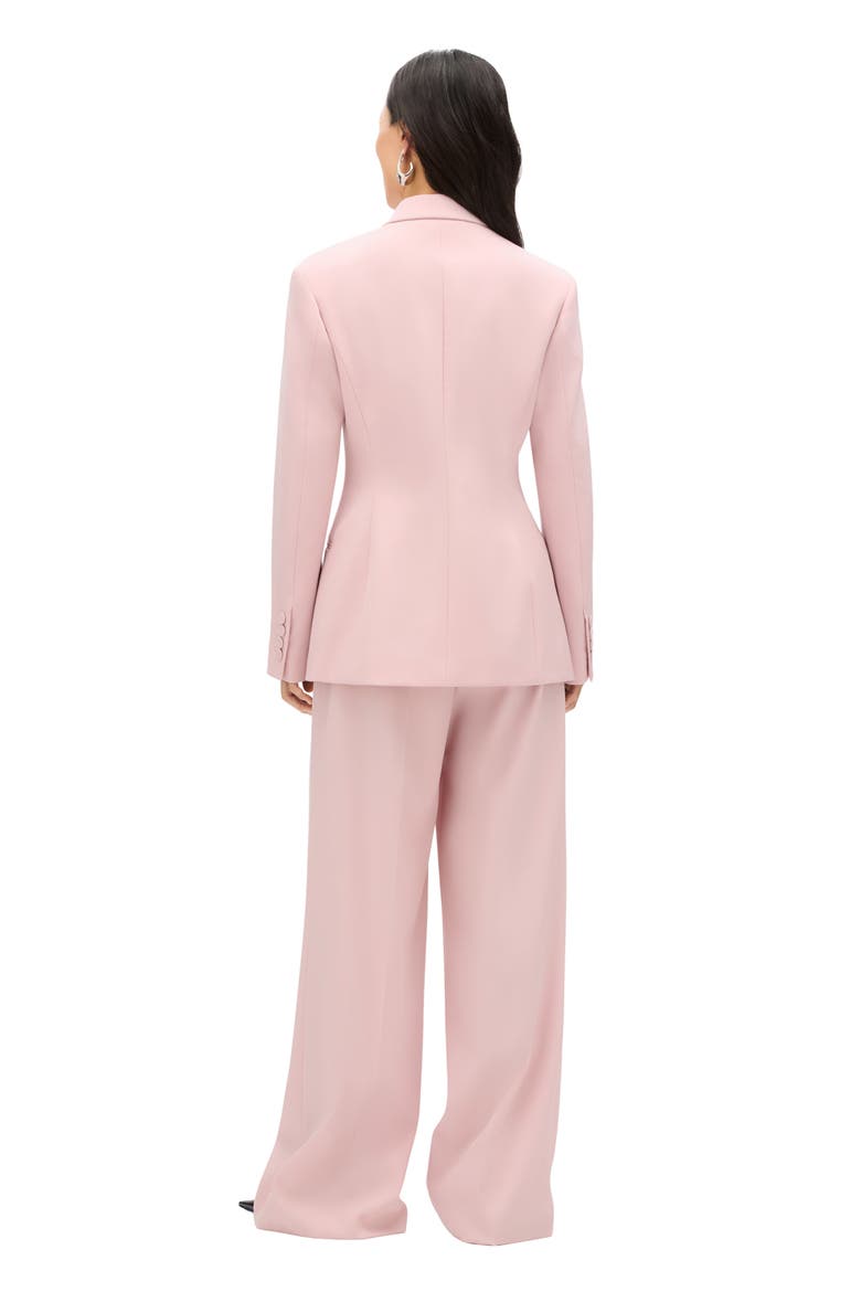 Tailored Double Breasted Jacket, Alternate, color, Lotus Pink