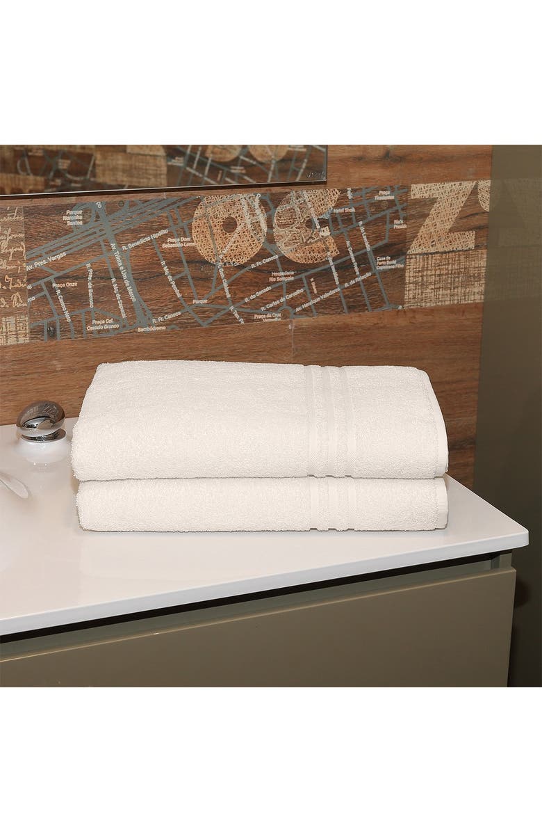 Linum Home Textiles Denzi Bath Sheet - Set of 2 - Cream, Alternate, color,