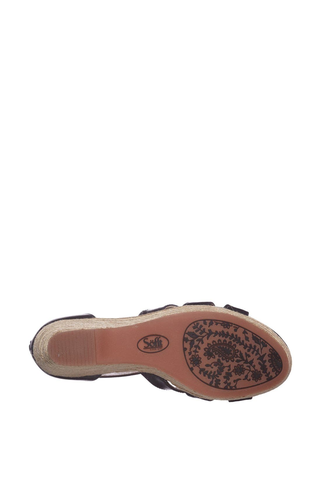 Söfft 'Mena' Espadrille Wedge Sandal, Alternate, color, 