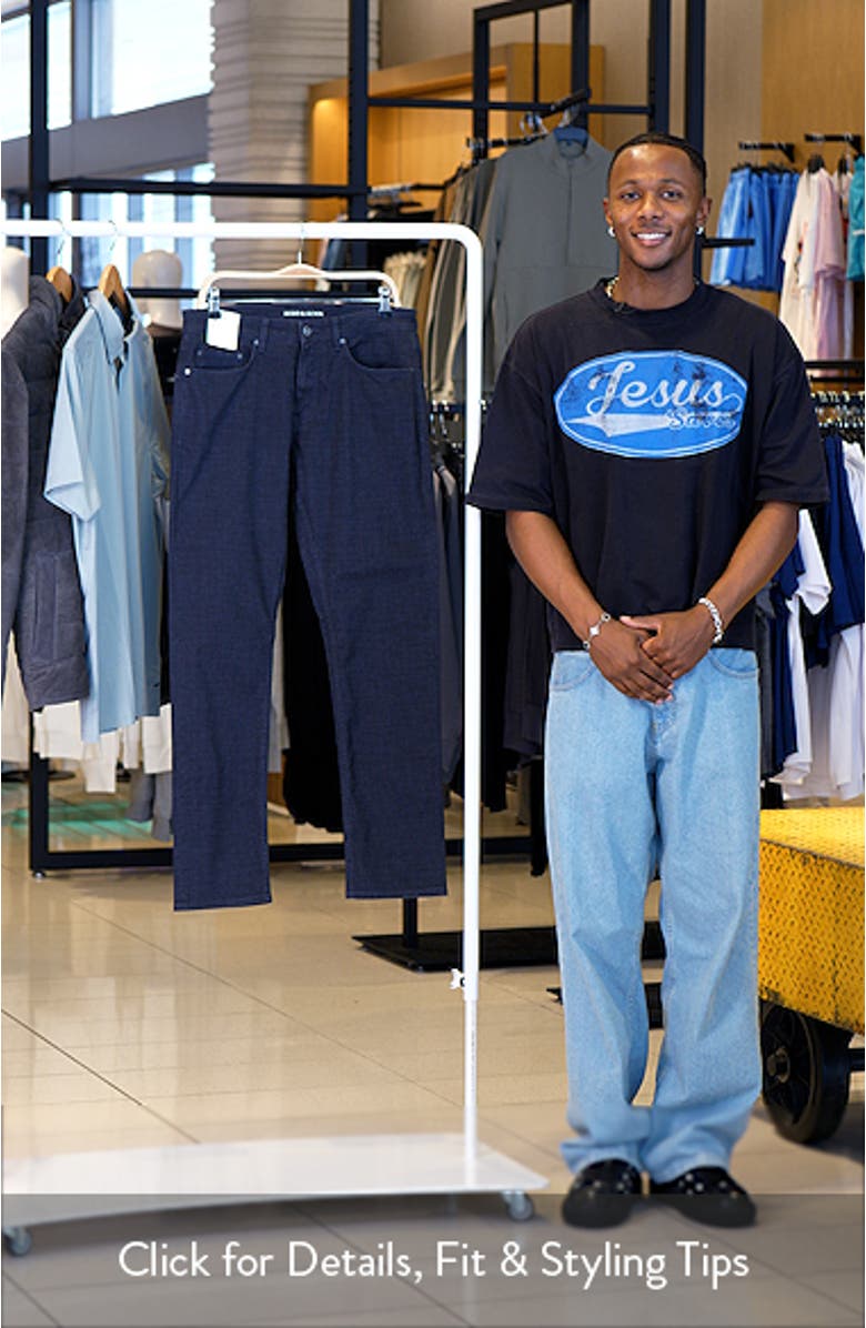 Leighton Place Stretch Straight Leg Jeans, sales video thumbnail