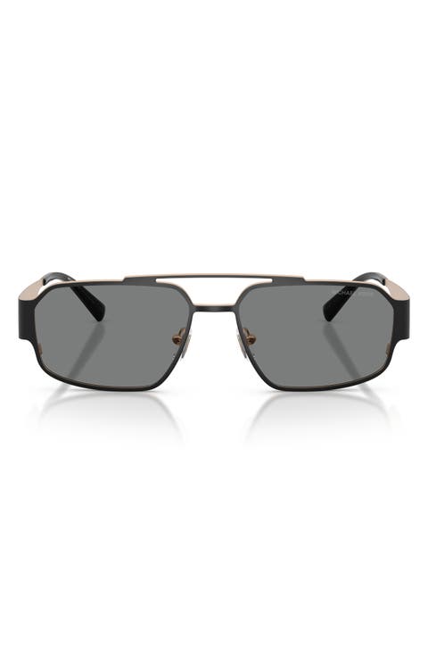 Cape Town 58mm Rectangular Sunglasses