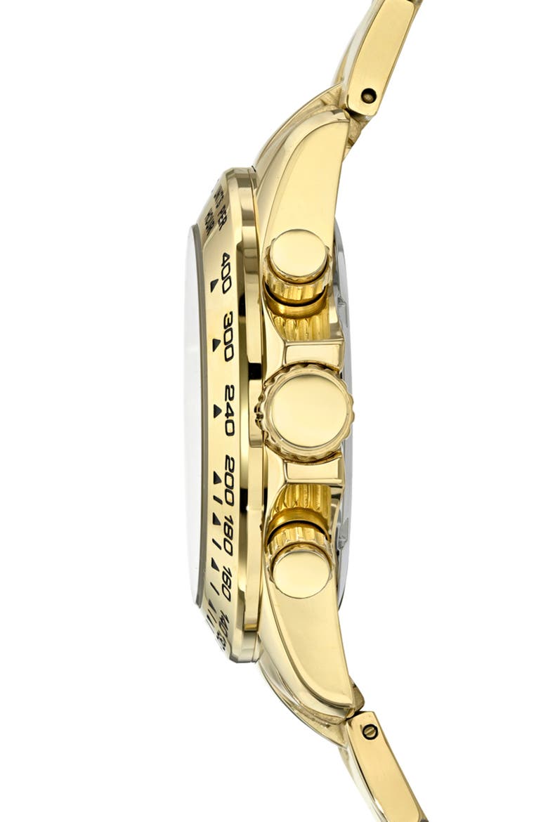 Preston Bracelet Strap Multifunction Watch, 41mm, Alternate, color, GOLD