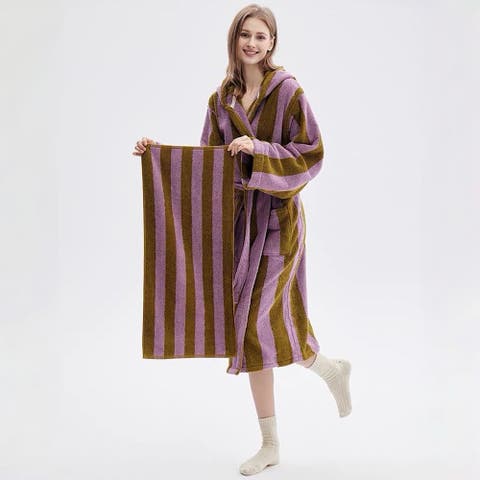 Ultra Soft Absorbent Terra Stripe Towel