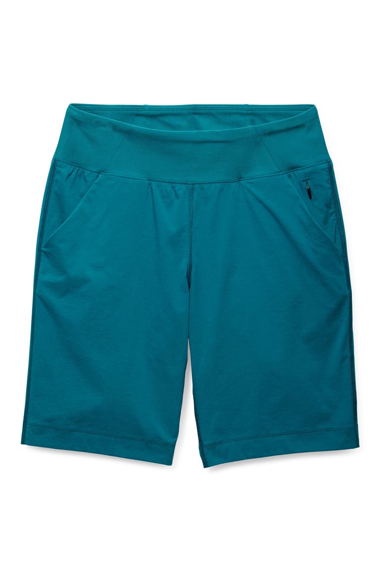 Koen Flat Front UPF 50+ Performance Shorts, Alternate, color, BLUE CORAL