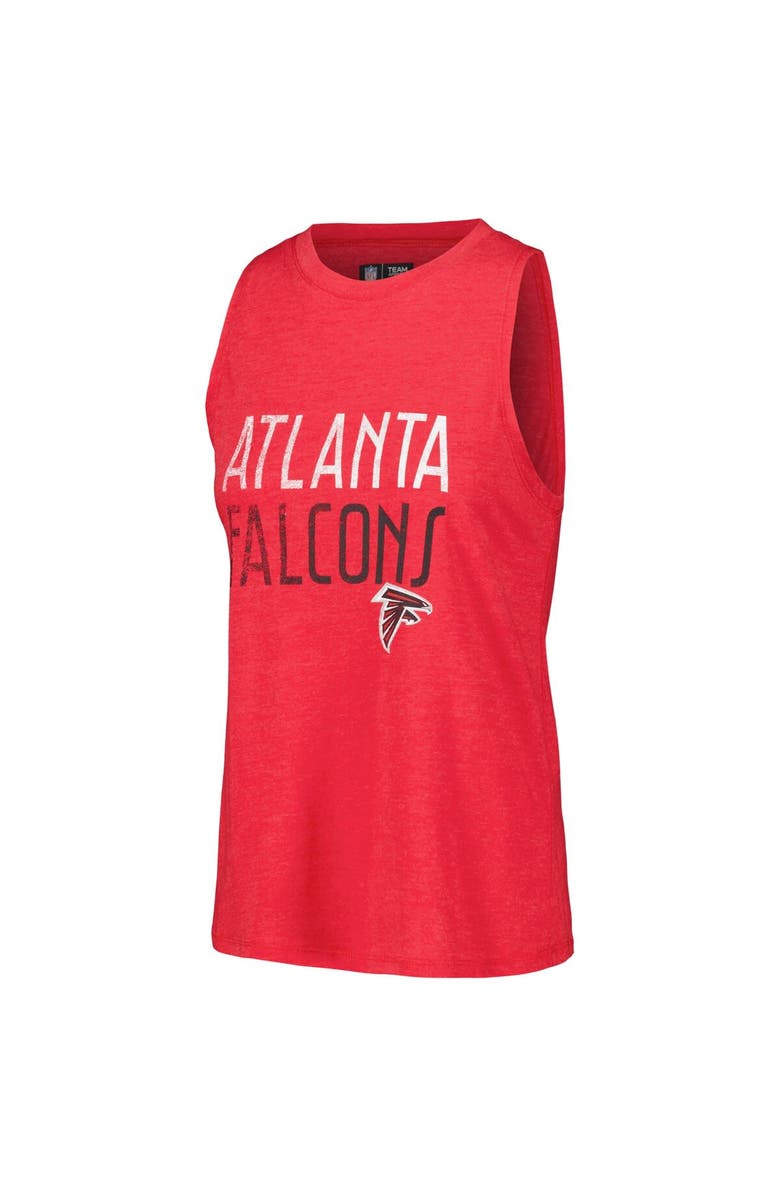 CONCEPTS SPORT Women's Concepts Sport Black/Red Atlanta Falcons Muscle Tank Top & Pants Lounge Set, Alternate, color, 