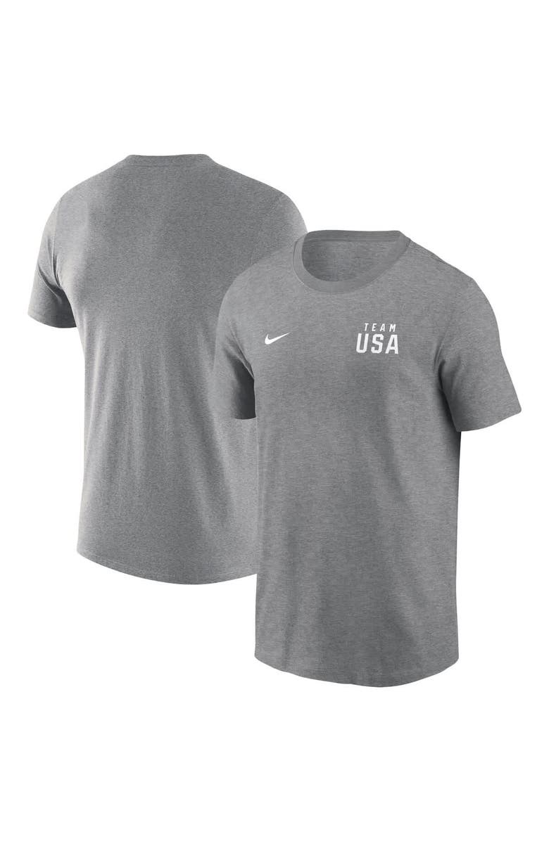 Nike Men's Nike  Gray Team USA Team Issue Legend Performance T-Shirt, Main, color, Gray