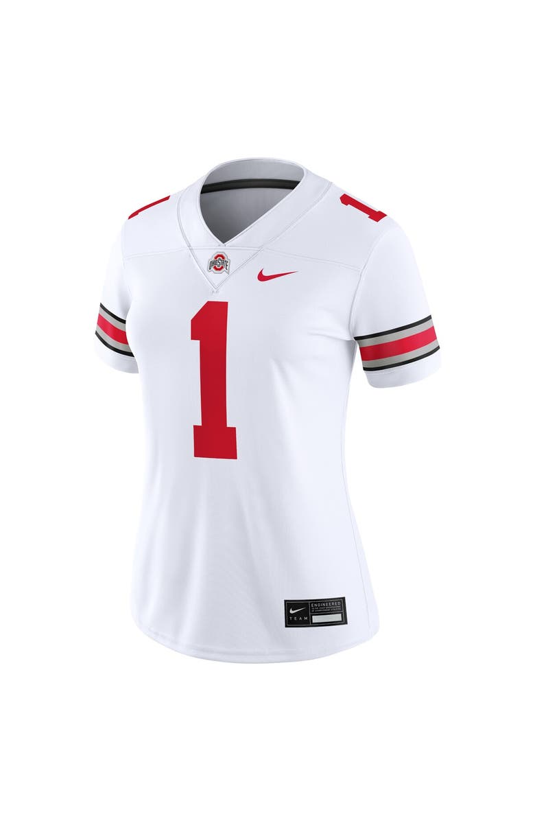 Nike Women's Nike #1 White Ohio State Buckeyes Game Jersey, Alternate, color, White