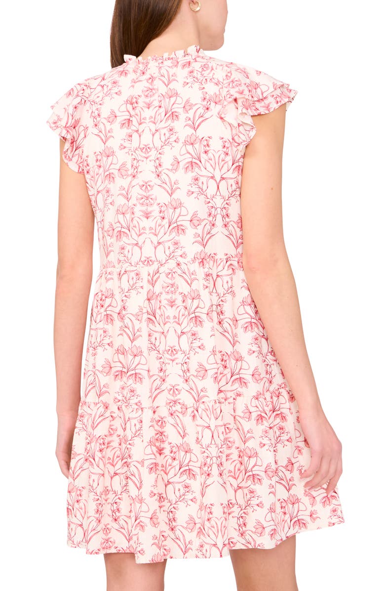 Halogen<sup>®</sup> Flutter Sleeve Tiered Dress, Alternate, color,