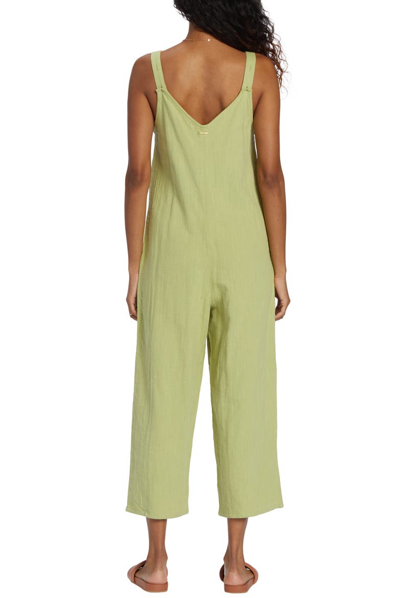Stargazer Cotton Jumpsuit, Alternate, color, WILLOW