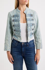 NIKKI LUND Nadja Denim Military Jacket