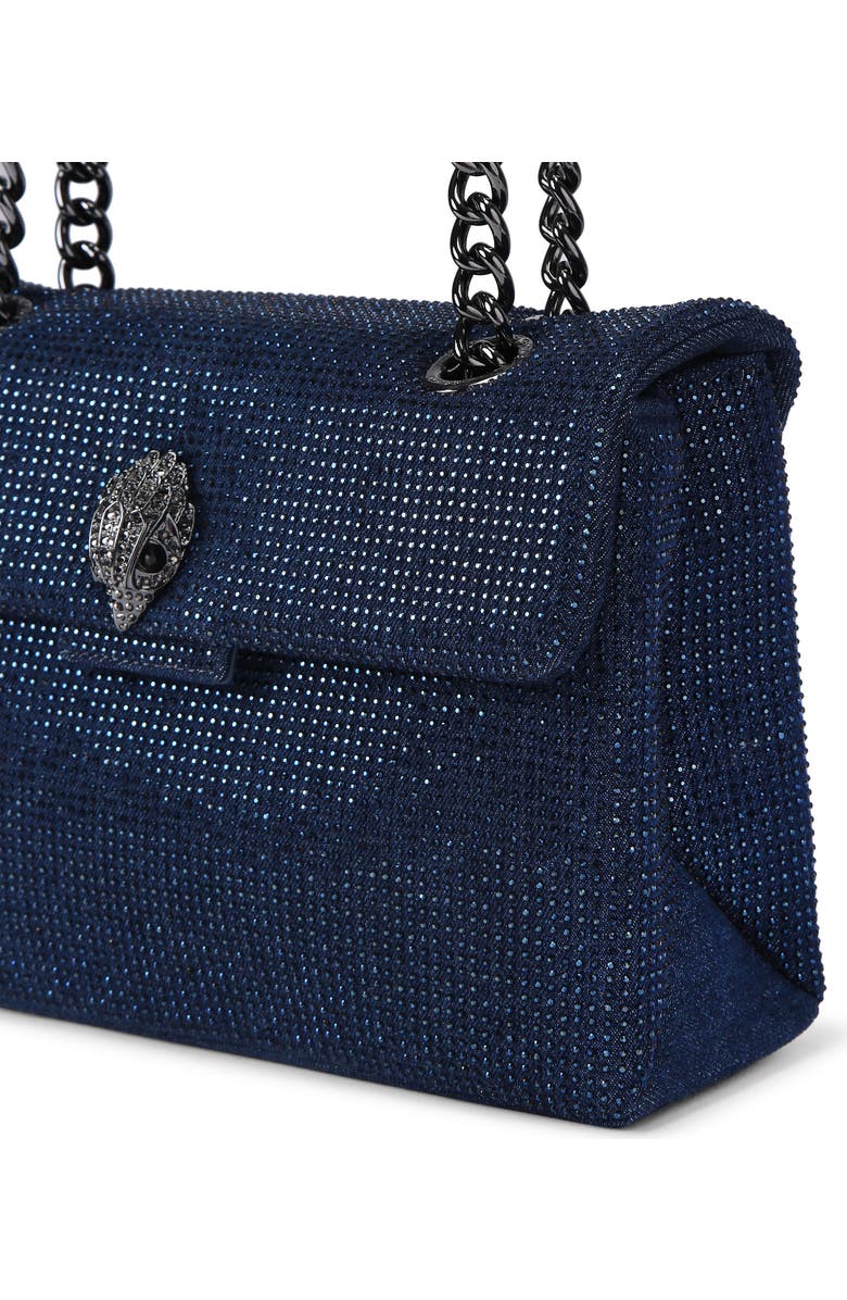 Kurt Geiger London Kensington Embellished Denim Crossbody Bag, Alternate, color,