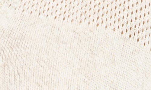 Max Studio Pointelle Hooded Sweater In Oyster