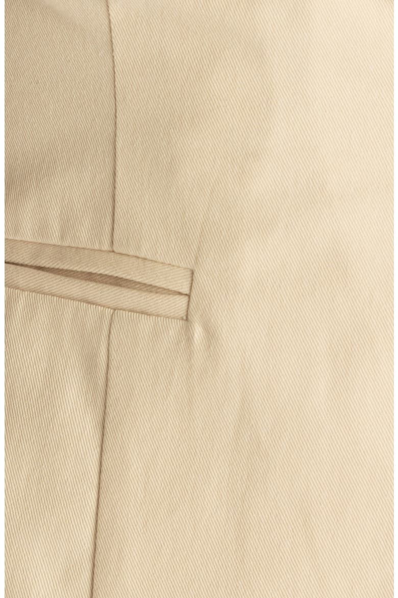 Twill Single Button Vest, Alternate, color, ECRU