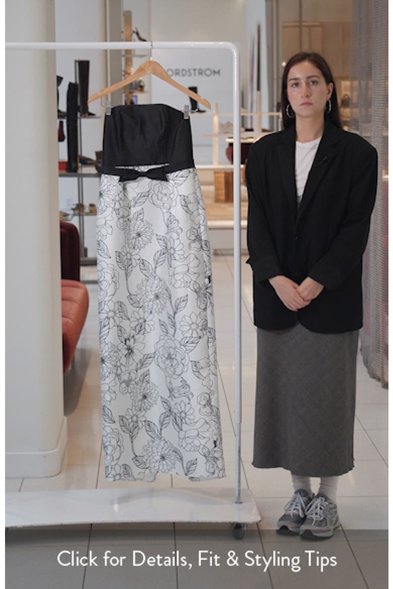 Tilly Mixed Media Column Gown video
