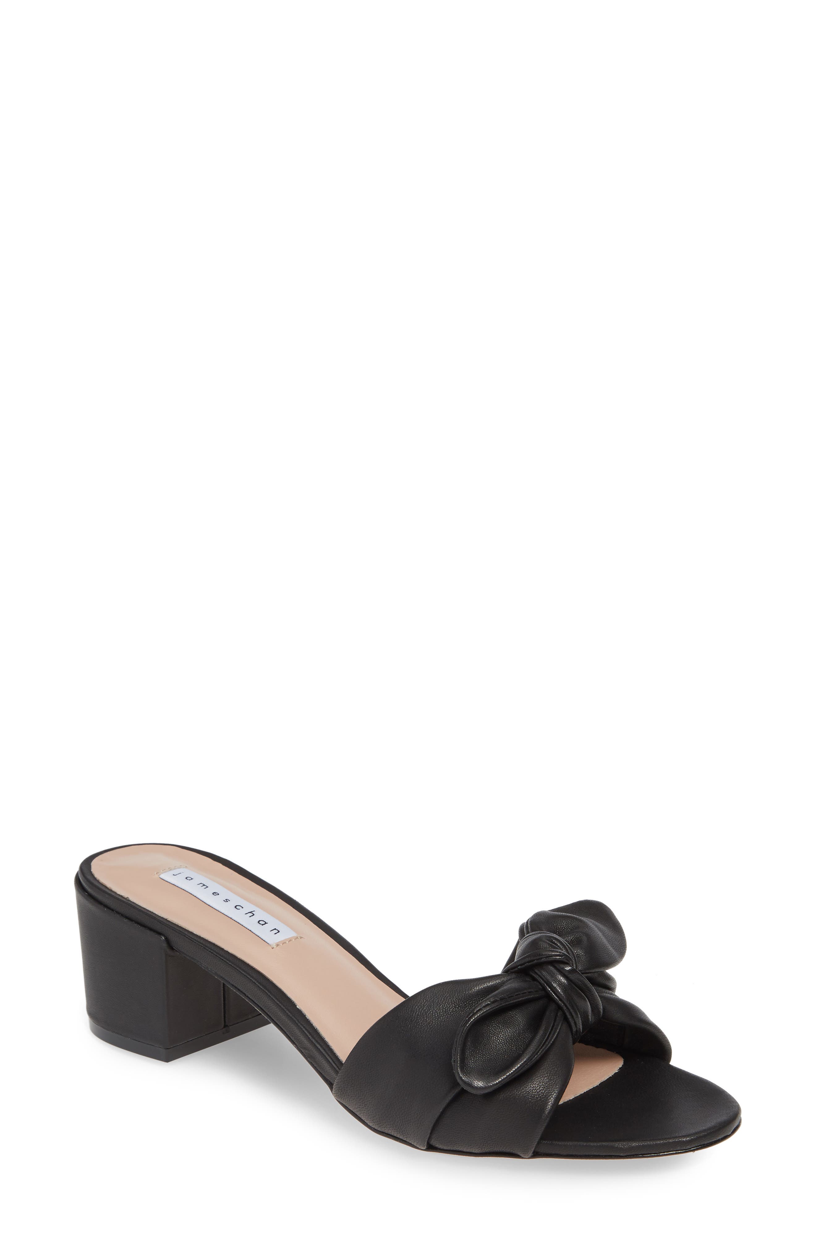 James Chan Suzy Bow Slide Sandal, Main, color, 