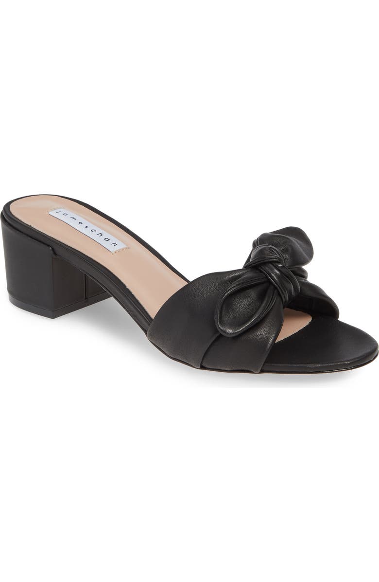 James Chan Suzy Bow Slide Sandal, Main, color,