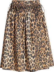 Damson Madder Lilo Leopard Spot Convertible Minidress
