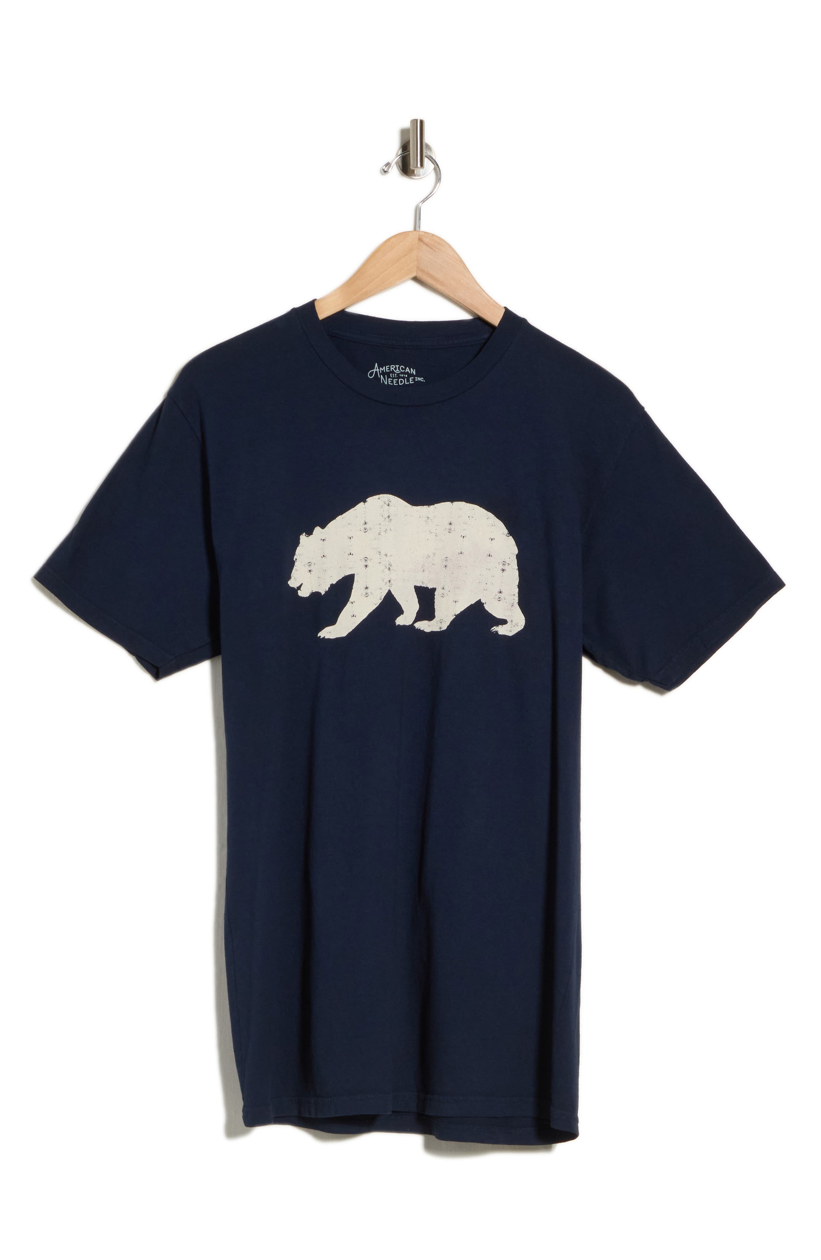 Cali Bear Cotton Graphic T-Shirt