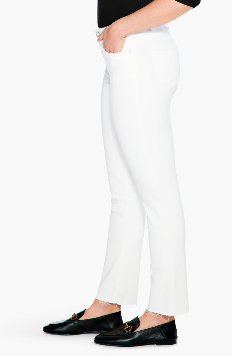 NIC+ZOE Ankle Straight Leg Jeans, Alternate, color, Paper White