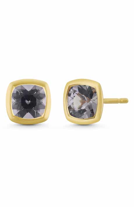 El Mar 18k Gold Spinel Stud Earrings