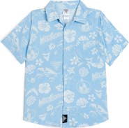 Monster Jam Megalodon Short Sleeve Button Down Shirt