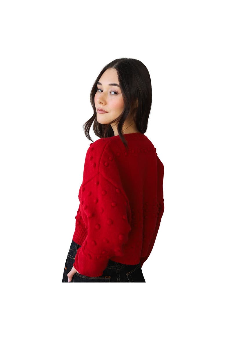 Jolie Cardigan - Women's, Alternate, color, Cherry