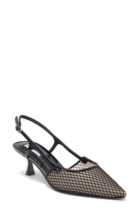 Legaci Kitten Heel Pointed Toe Pump (Women)