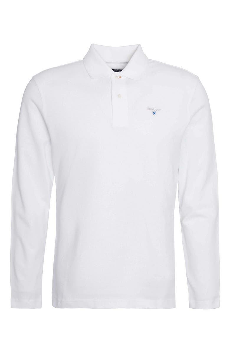 Barbour Long Sleeve Cotton Polo, Alternate, color, 