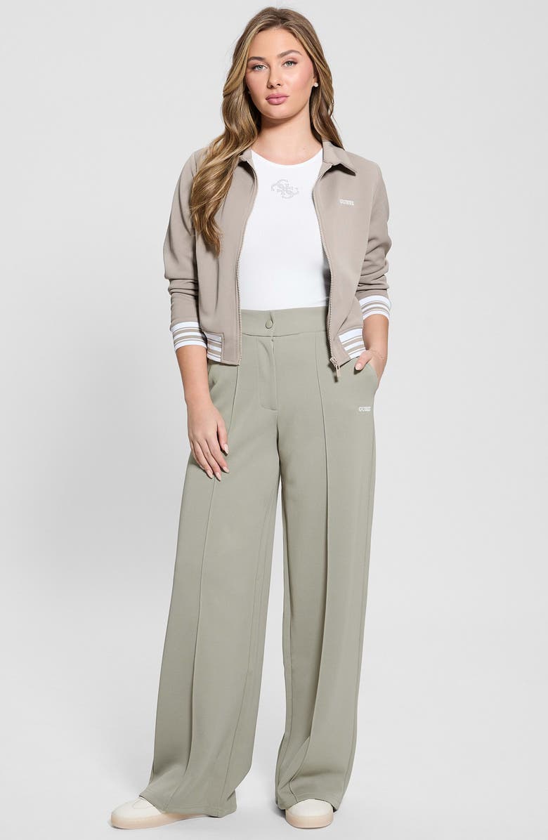GUESS Amaryllis Wide Leg Pants, Alternate, color, 