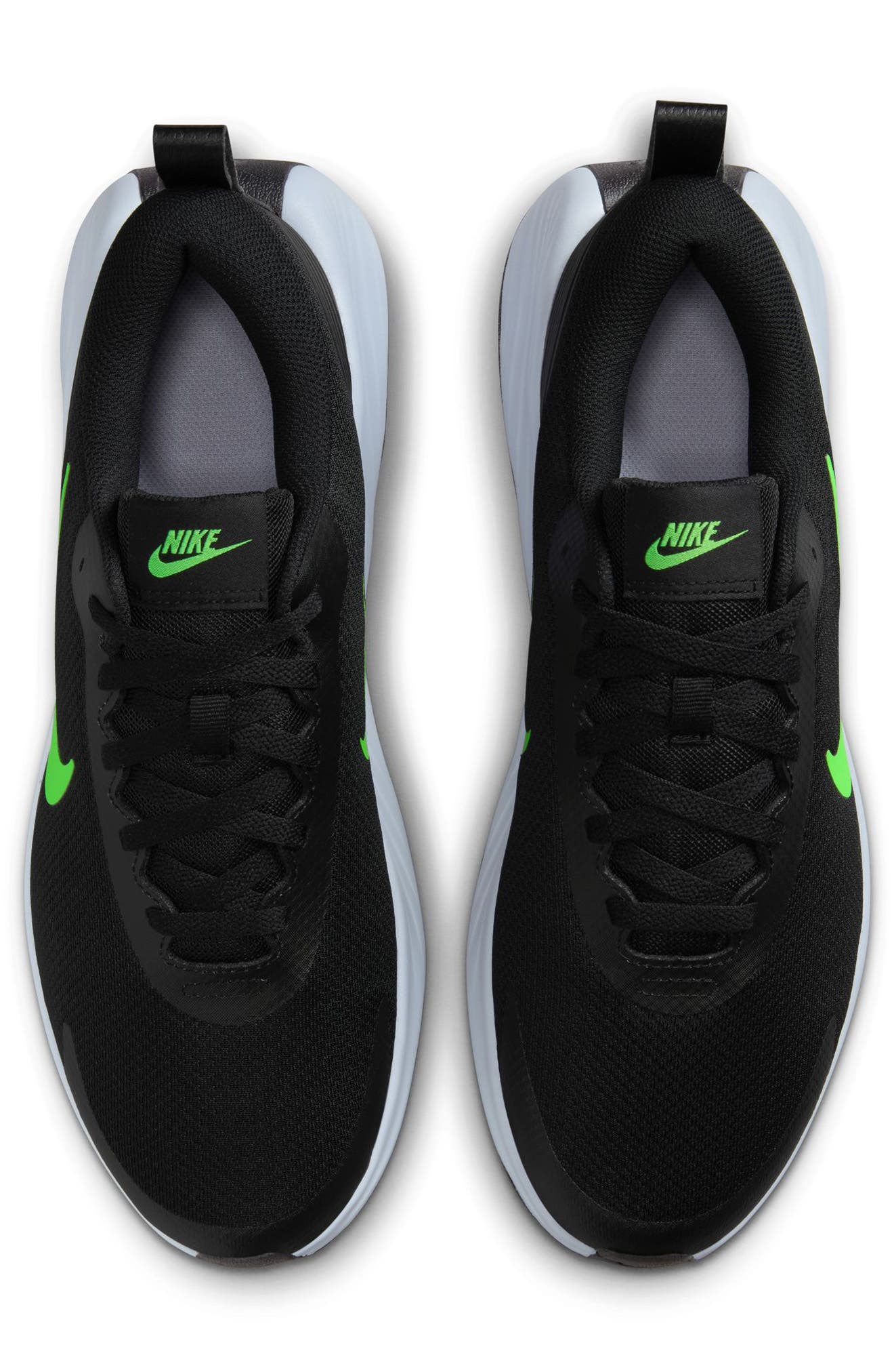 Nike Promina Walking Sneaker, Alternate, color, Black/ Green Strike