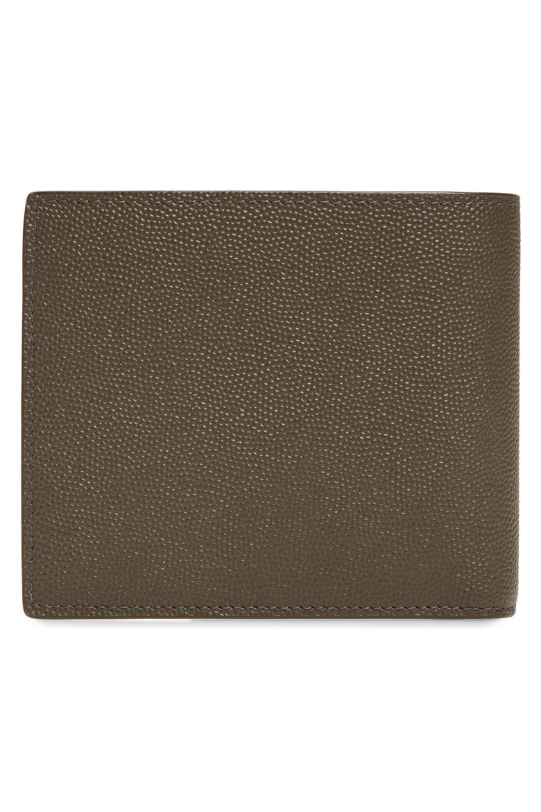 Pebble Grain Leather Wallet, Alternate, color, BROWN