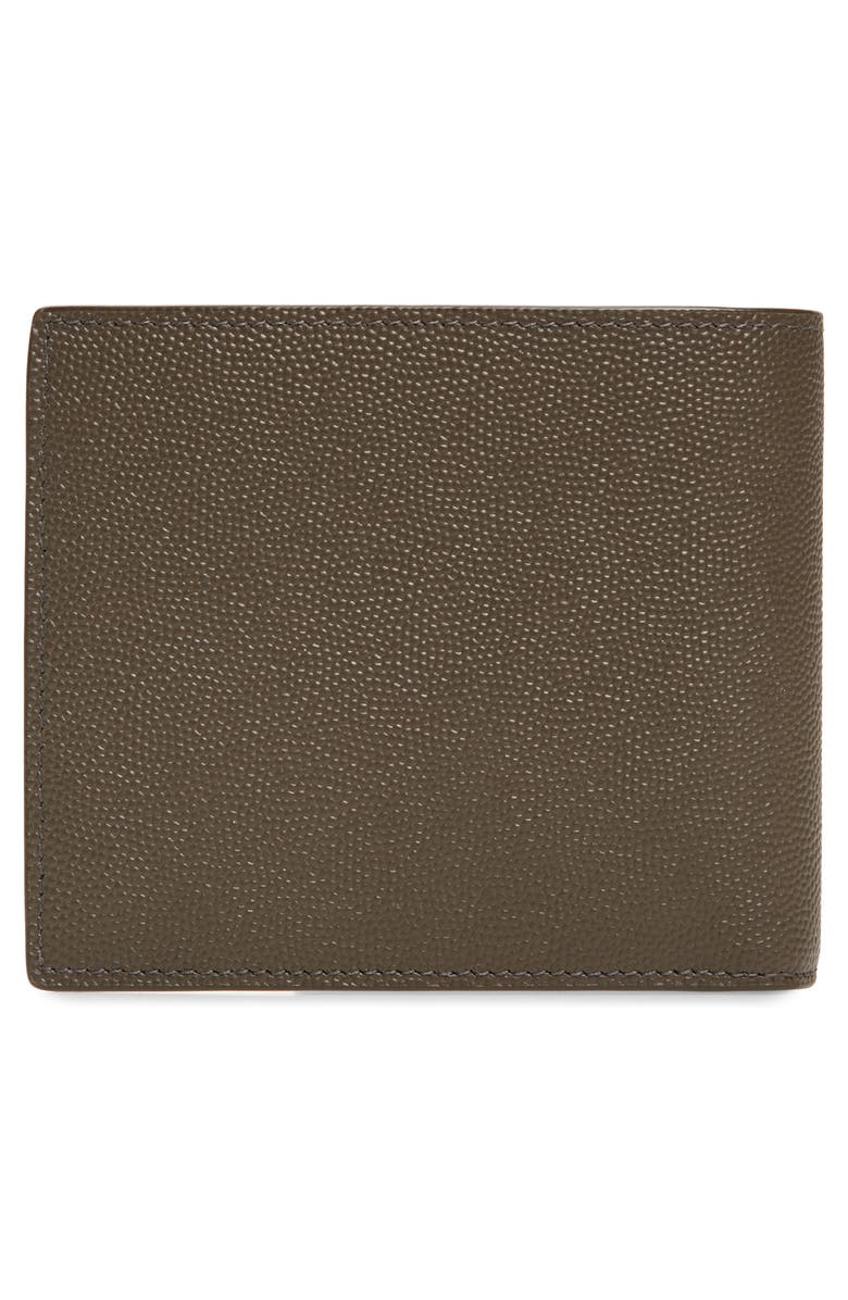 Saint Laurent Pebble Grain Leather Wallet, Alternate, color, 