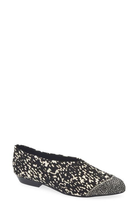 Collene Genuine Calf Hair Flat