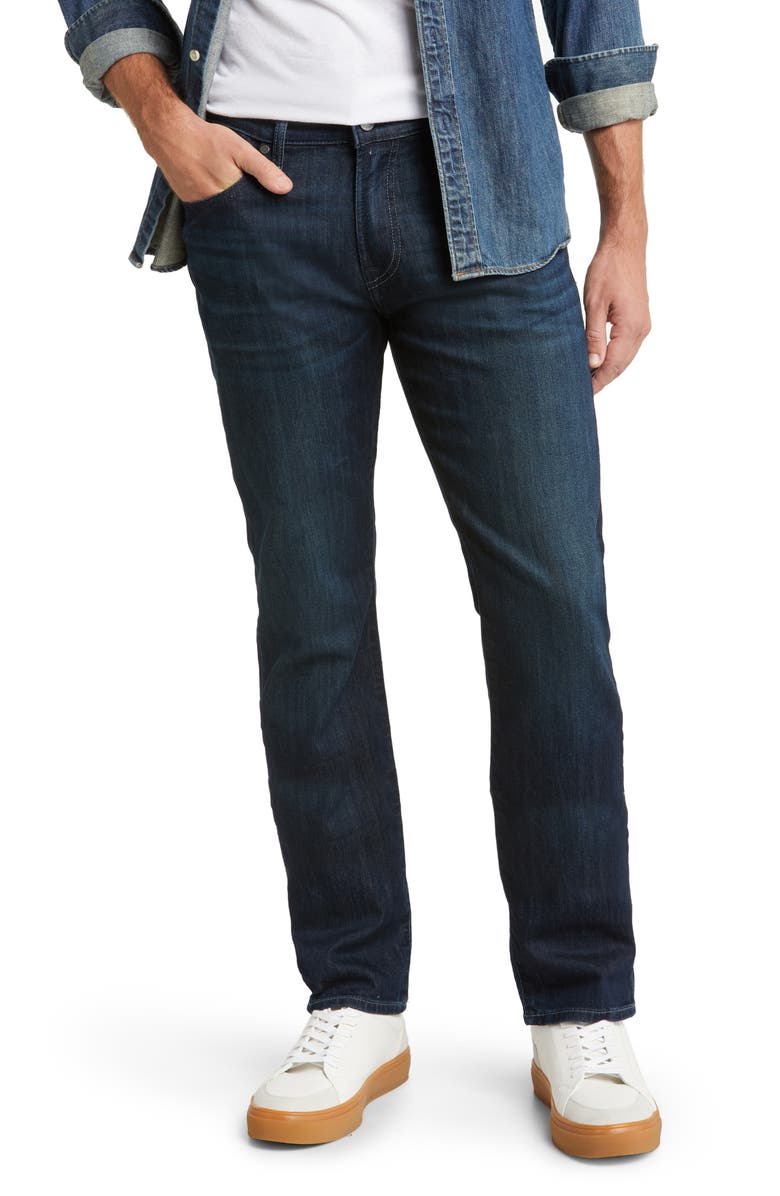 7 For All Mankind The Straight Jeans, Main, color, Perennial
