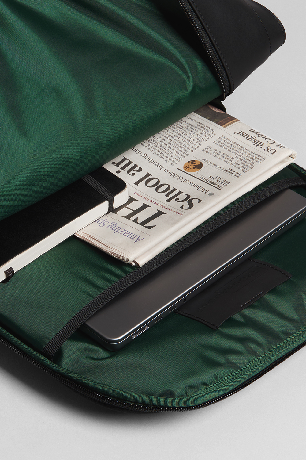 Troubadour Orbis 2-Pocket Backpack, Alternate, color, Black